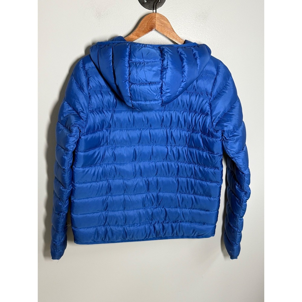 Cabelas Kids XL Royal Blue Hooded Puffer Jacket Quilted Full Zip Lightweight - Picture 2 of 5